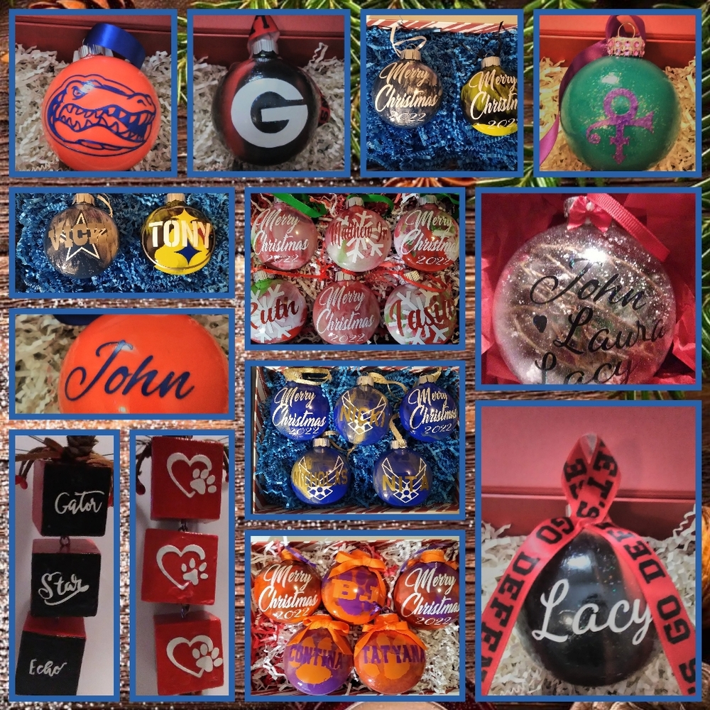 Custom Christmas Ornaments